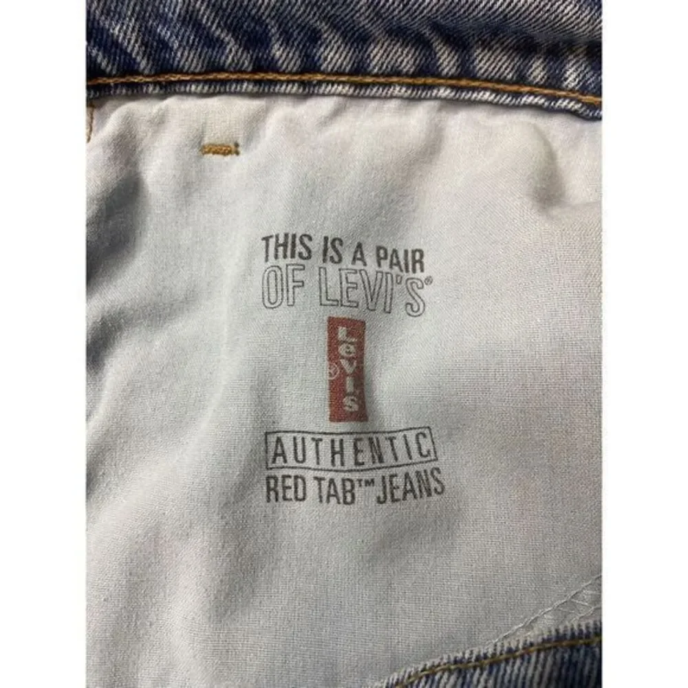 Vintage Levis 505 Mens Blue Jeans 38x32 Denim USA 1998 100% Cotton‎ Red Tab Y2k